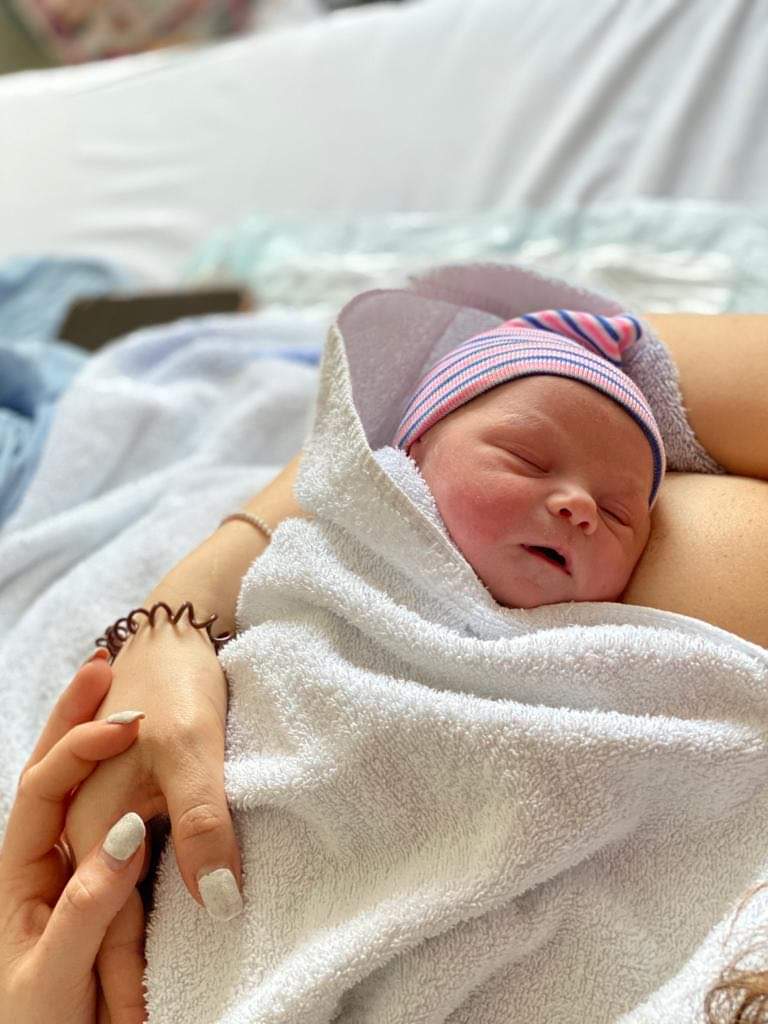 Hypnobirth baby at Frimley Hospital Erika Townend Birth